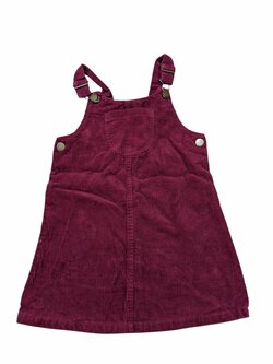 Vínová manšestrová šatovka pro holky secondhand Nutmeg Vínová manšestrová šatovka pro holky secondhand Nutmeg