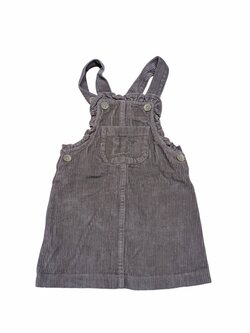 Hnědá manšestrová šatovka pro holky secondhand Nutmeg Hnědá manšestrová šatovka pro holky secondhand Nutmeg