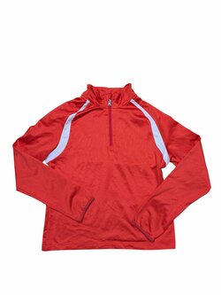 Červená sportovní mikina pro holky secondhand Červená sportovní mikina pro holky secondhand