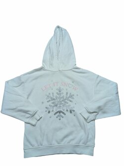 Bílá mikina se zimní tématikou pro holky secondhand Primark Bílá mikina se zimní tématikou pro holky secondhand Primark