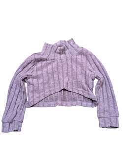 Fialové crop triko pro holky secondhand Fialové crop triko pro holky secondhand