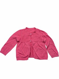 Růžový svetr na knoflíky pro holky secondhand George Růžový svetr na knoflíky pro holky secondhand George