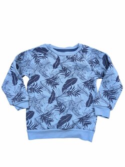 Světle modrá mikina s obrázky pro kluky secondhand Primark