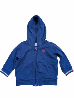 Tmavě modrá mikina s obrázkem pro kluky secondhand Timberland