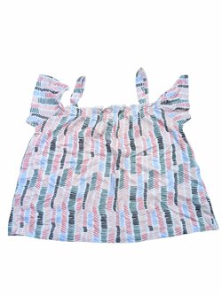 Vzorované triko na ramínkách pro holky secondhand little kids Vzorované triko na ramínkách pro holky secondhand little kids