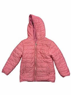 Růžová zimní bunda s fleecem pro holky secondhand Street Monkey Růžová zimní bunda s fleecem pro holky secondhand Street Monkey