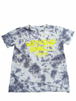 Batikované triko s nápisem pro kluky secondhand Cleve Batikované triko s nápisem pro kluky secondhand Cleve