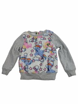 Šedá mikina pro holky My little pony secondhand Šedá mikina pro holky My little pony secondhand