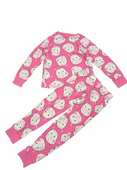 Růžové pyžamo pro holky s marshmallowny secondhand Růžové pyžamo pro holky s marshmallowny secondhand