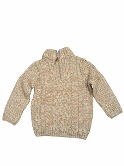 Béžový teplý svetr pro kluky secondhand Béžový teplý svetr pro kluky secondhand