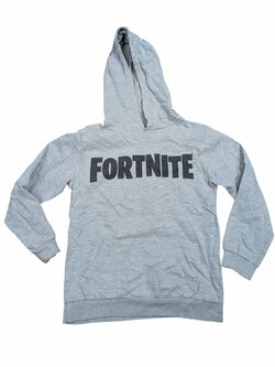 Světle šedá mikina pro kluky Fortnite secondhand Světle šedá mikina pro kluky Fortnite secondhand