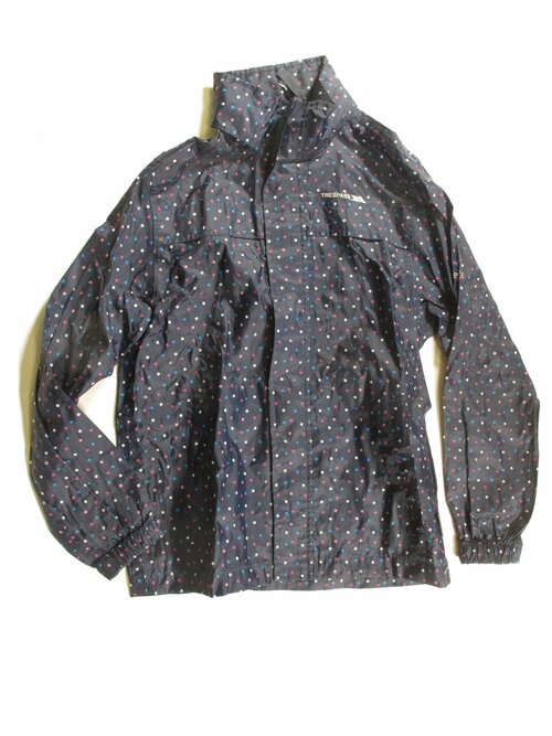 Šustáková bunda pro holky s puntíkem secondhand