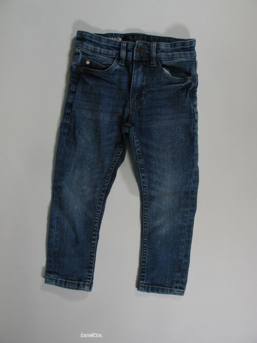 Džínové modré kalhoty pro kluky secondhand