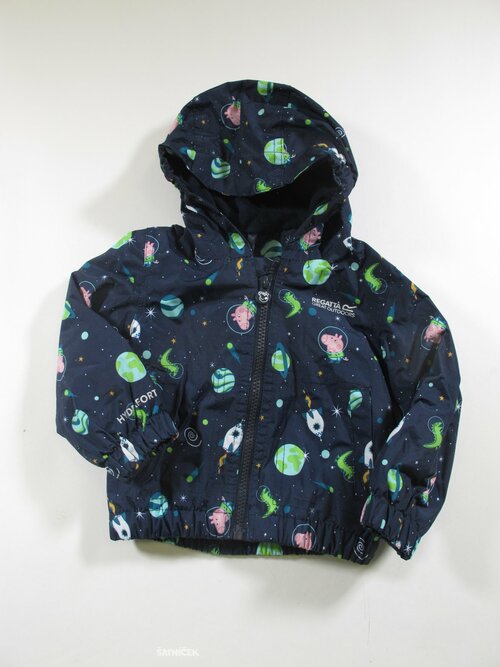 Šusťáková obrázková bunda second hand