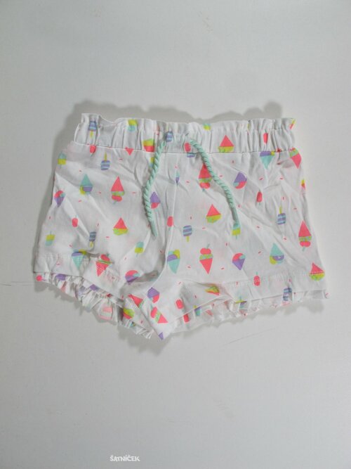 Kratasy pro holky bílé secondhand