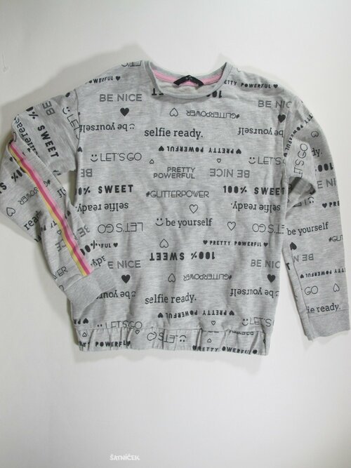 MIkina pro holky šedá secondhand