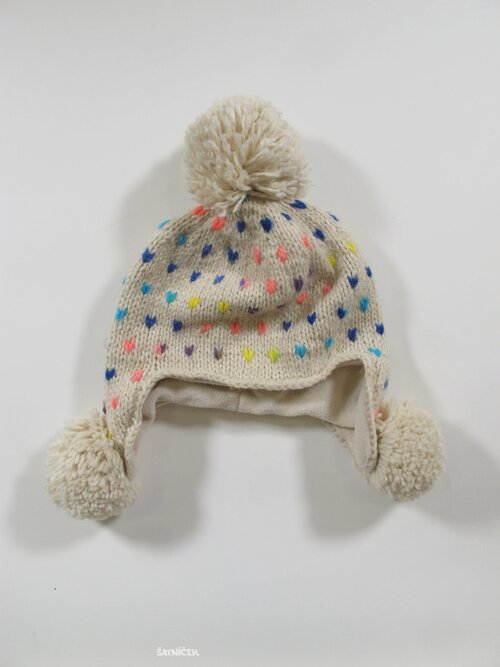 Zimní čepice barevná secondhand