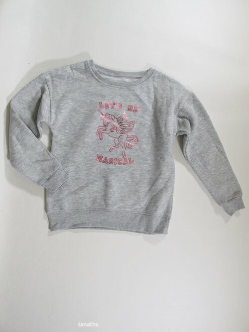 Mikina šedá pro holky secondhand