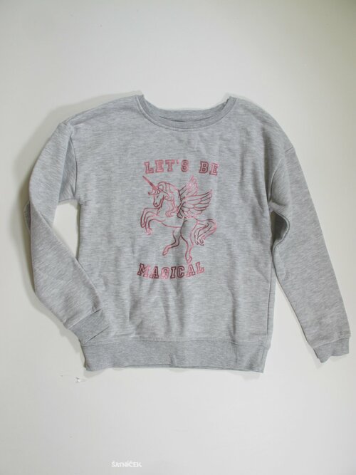 Mikina  pro holky šedá secondhand