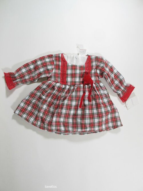 Šaty dl rukáv kostkované outlet