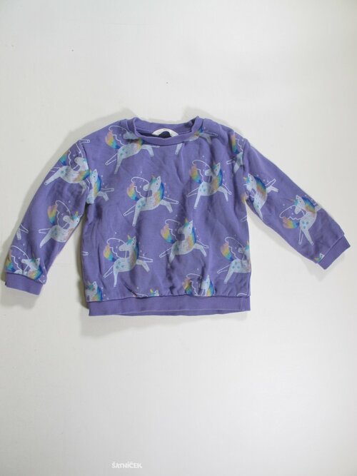 Mikina s jednorožci pro holky secondhand