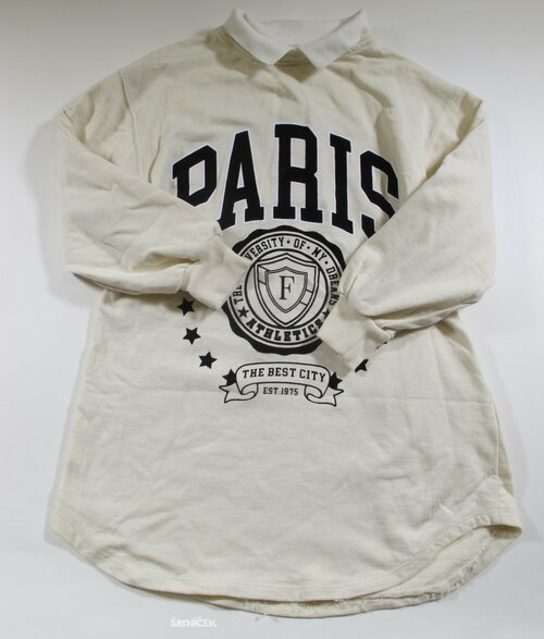 Smetanová mikina pro hoky  second hand 