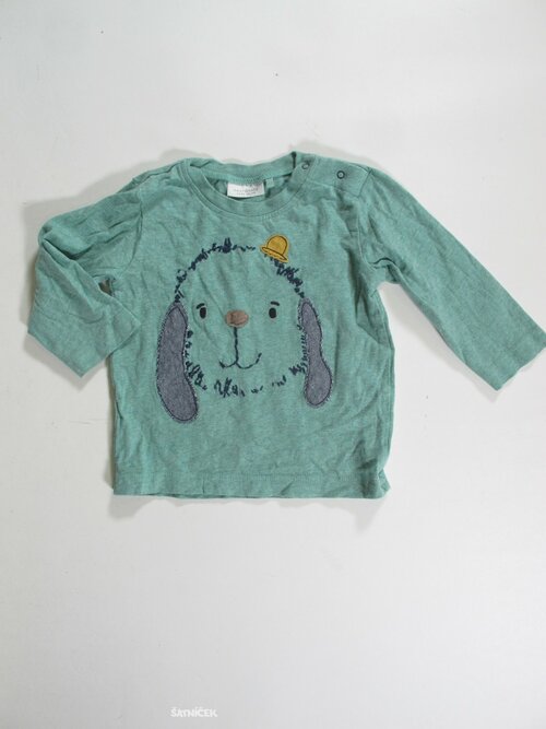 Triko dl.rukáv pro kluky zelené secondhand