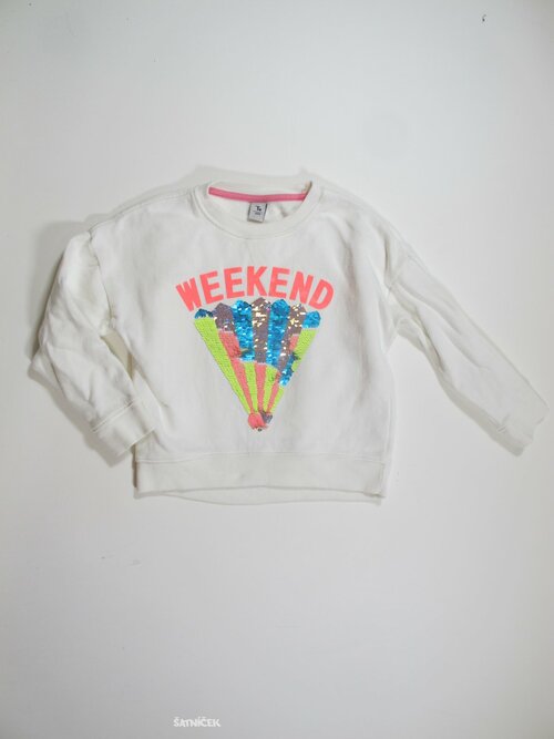 Světlá mikina pro holky secondhand