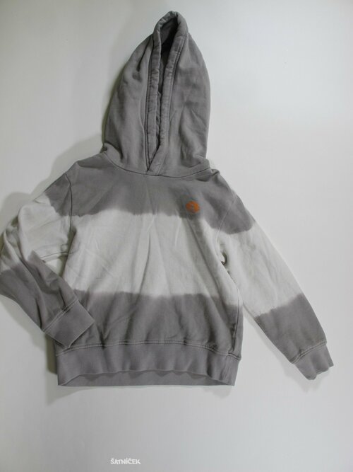 Mikina pro kluky šedo bílá secondhand