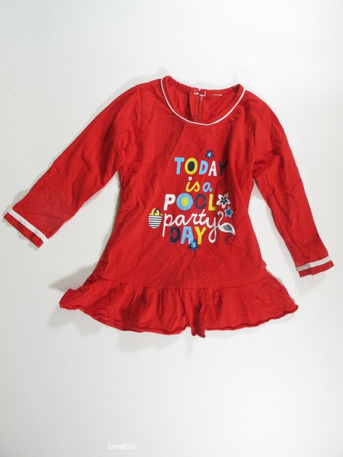 Triko dl.rukáv červené pro holky secondhand