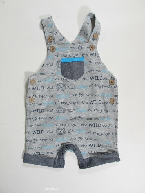 Kratasy pro kluky šedé secondhand