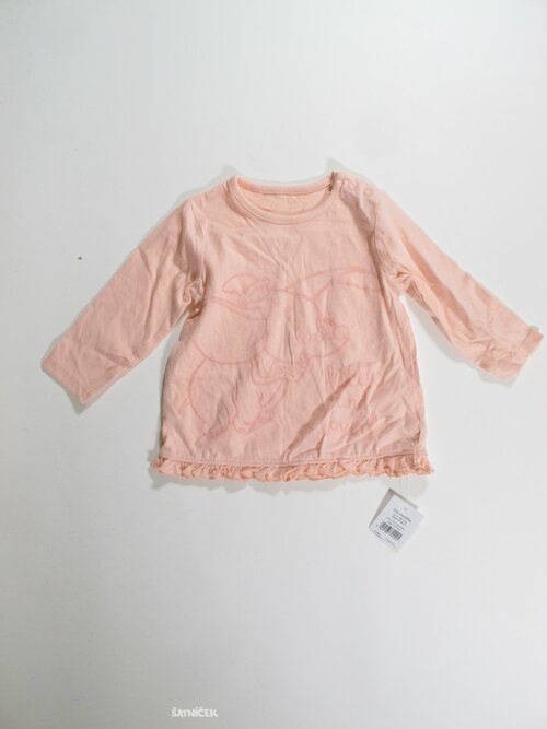 Triko dl.rukáv sv růžové outlet