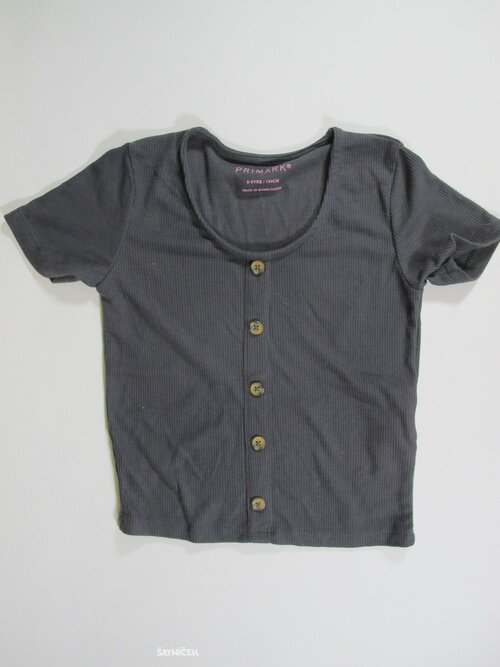 Šedé triko pro holky ,crop  secondhand