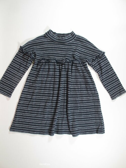 Šaty pro holky dl.rukáv s pruhy secondhand
