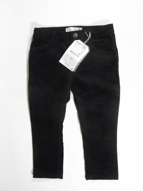 Černé sametové kalhoty pro kluky outlet