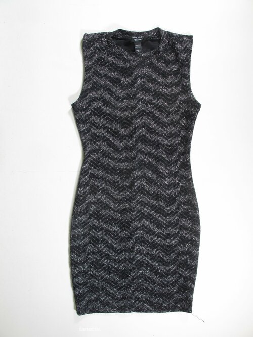 Šaty černo stříbrné pro holky secondhand