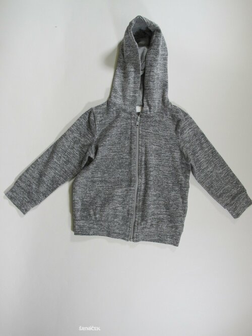 Šedá mikina melírovaná secondhand