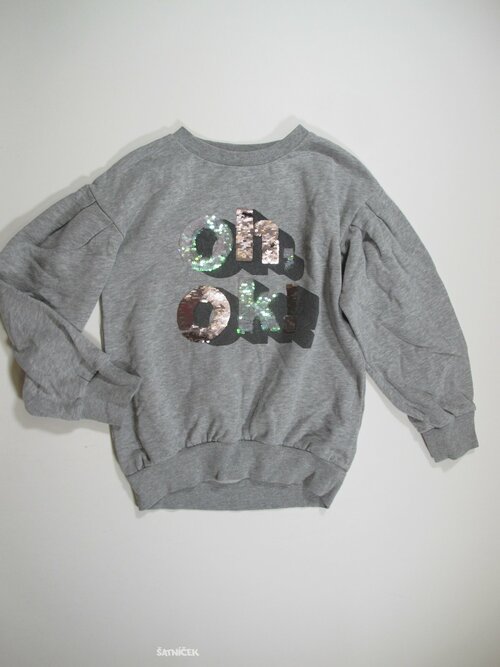 Mikina pro holky šedá secondhand