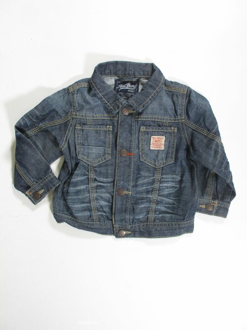 Džínová bunda modrá pro kluky secondhand