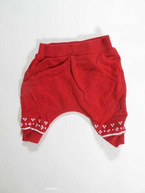 Tepláky červené pro holky secondhand