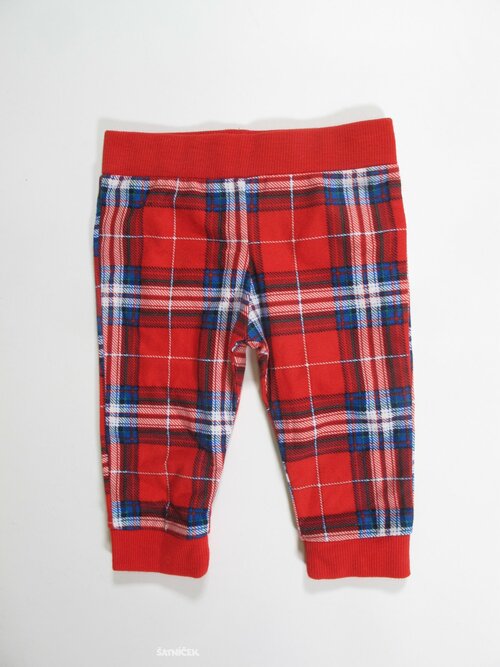 Kostkované kalhoty pyžamové secondhand