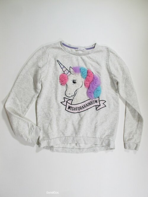 Šedá mikina pro holky secondhhand