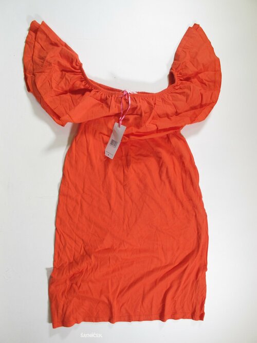 Šaty pro holky červeno oranžoví outlet