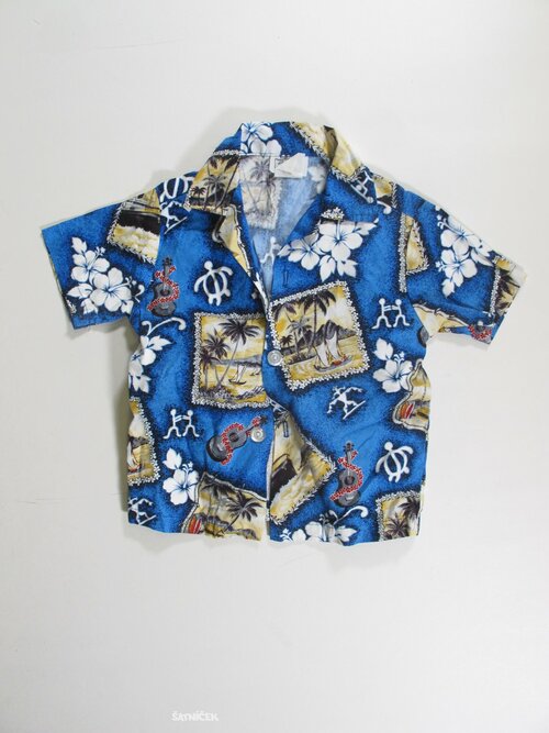 Košile pro kluky s kytkami secondhand