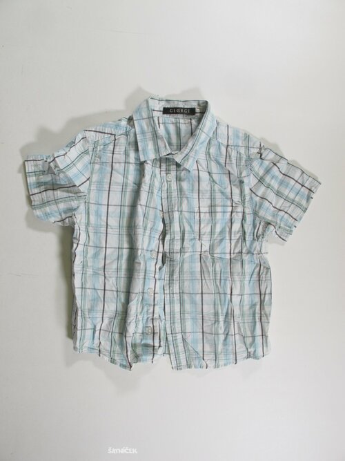 Košile pro kluky s kostkovaná secondhand