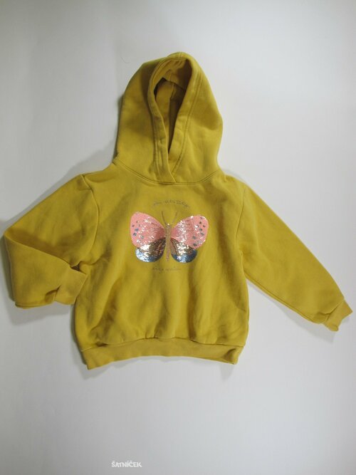 MIkina žlutá pro holky secondhand