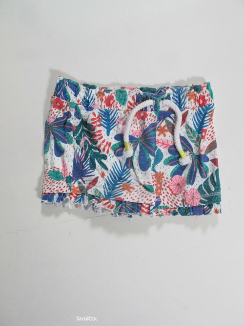 Kratasy pro holky s kytkami secondhand