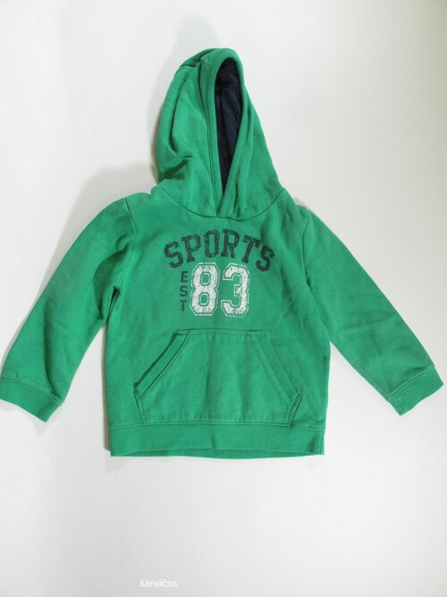 Zelená mikina pro kluky secondhand