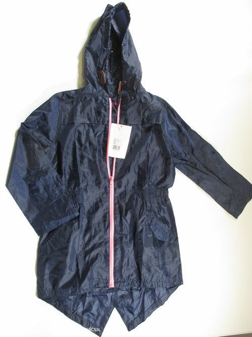 Modrá šustáková bunda pro holky outlet