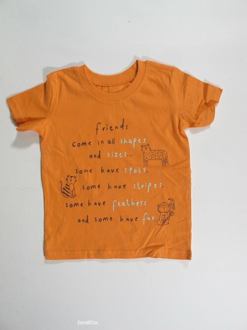 Triko pro kluky oranžové secondhand